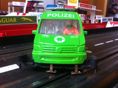 Der Fahrer ist eine Tribünenfigur