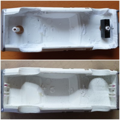 20200925_210023.jpg (511.46 KiB) 6115 mal betrachtet Unten Original, oben gedremelt und Stehbolzen eingeklebt.