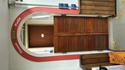 der eigene Triumphbogen darf nicht fehlen, beste Kulisse für Pokalverleihung