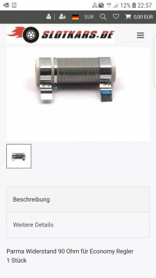 Parma Economy 90 Ohm Wiederstand