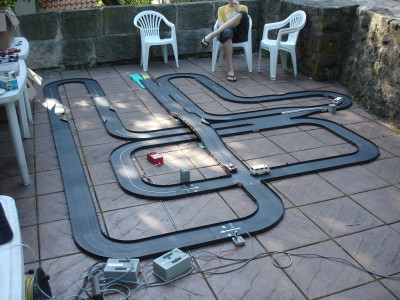 Gartenchaosbahnfoto